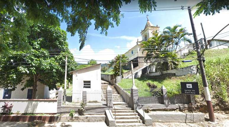 Igreja de Sant’ana em Miguel Pereira, na região centro-sul do Rio de Janeiro.