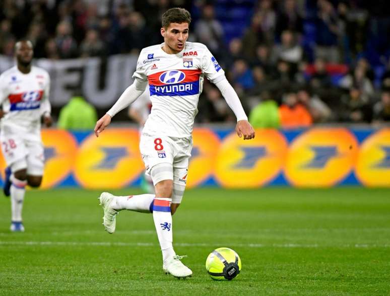 Desde que subiu aos profissionais em 2017, Aouar fez 131 partidas e marcou 24 gols pelo Lyon (Divulgação/Lyon)