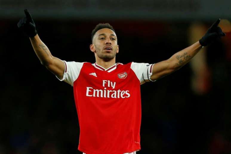 Aubameyang marcou 29 gols em 44 jogos pelo Arsenal na temporada (Foto: AFP)