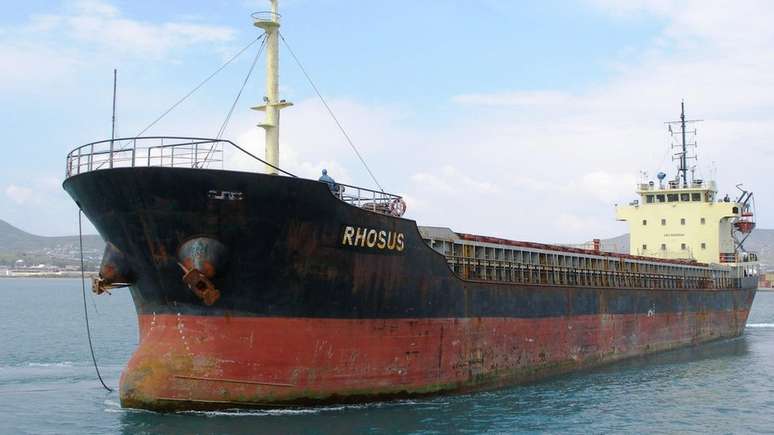 O MV Rhosus chegou a Beirute em 2013 com 2.750 toneladas de nitrato de amônio