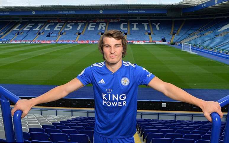 Nesta temporada, o zagueiro turco Caglar Soyuncu jogou 40 partidas pelo Leicester(Divulgação)