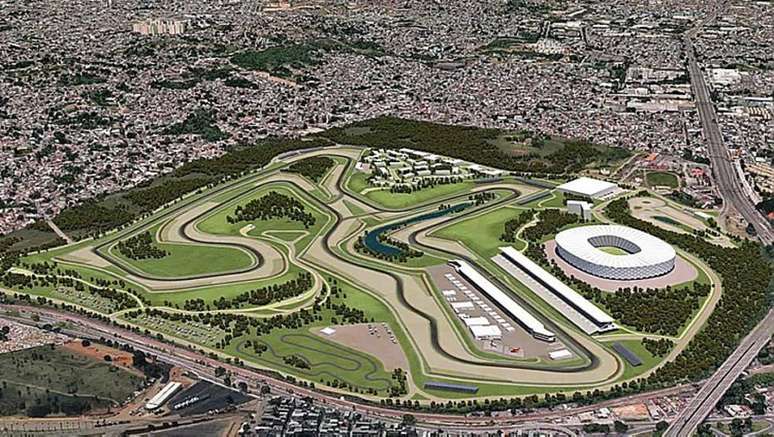 Projeto de autódromo do Rio de Janeiro.