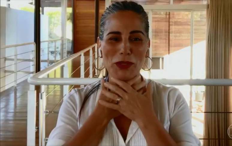 Glória Pires participa do programa 'Conversa com Bial'