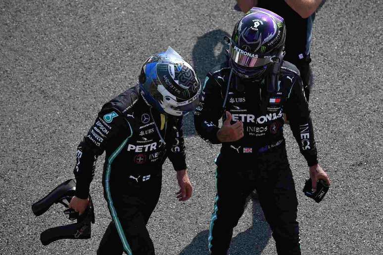 Lewis Hamilton e Valtteri Bottas foram derrotadas no melhor ritmo da Red Bull 