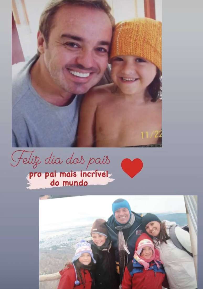 Sofia Liberato decidiu homenagear o pai no Instagram neste domingo