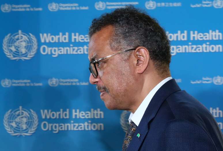 Diretor-geral da OMS, Tedros Adhanom Gebreyesus, em Genebra
25/06/2020 REUTERS/Denis Balibouse