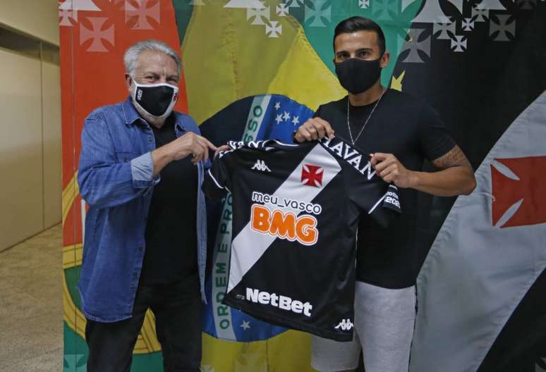 O atacante Guilherme Parede foi anunciado oficialmente pelo Vasco. O clube carioca também confirmou as chegadas de Marcelo Alves e Ygor Catatau. (Foto: Divulgação/Rafael Ribeiro)