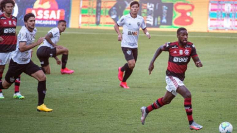 Fla e Atlético na abertura do BR 2020 (Alexandre Vidal / Flamengo)