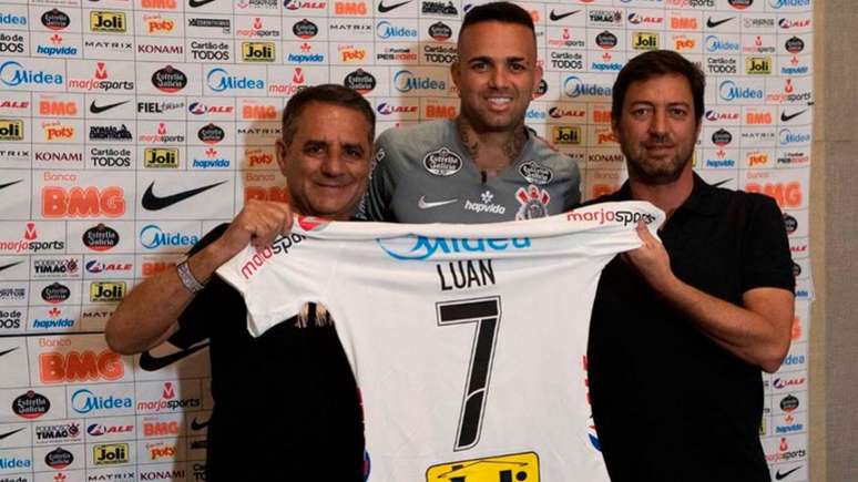 Luan chegou ao Corinthians sob muita expectativa da Fiel (Foto: Daniel Augusto Jr/Ag. Corinthians)
