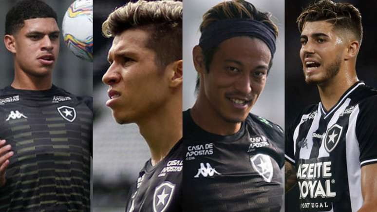Candidatos a protagonistas do Botafogo no Brasileirão (Vítor Silva/Botafogo_