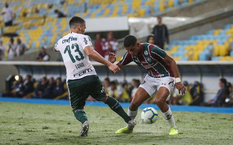 Fluminense recebe o Palmeiras no Maracanã nesta quarta-feira (Foto: LUCAS MERÇON/ FLUMINENSE F.C.)