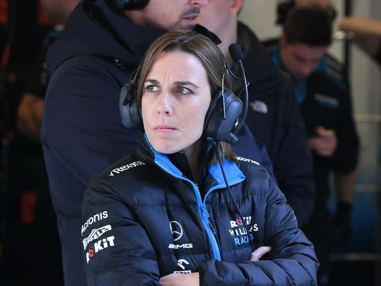 Claire Williams, chefe-adjunta da Williams, explicou o protesto do time contra a Racing Point 