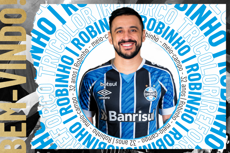 Meia Robinho é o mais novo reforço do Grêmio