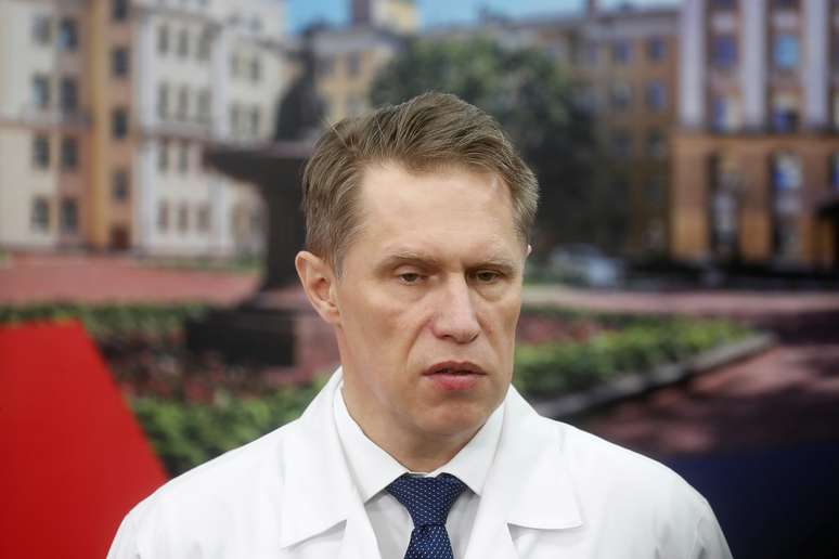 Ministro da Saúde da Rússia, Mikhail Murashko, em Moscou
03/04/2020 REUTERS/Maxim Shemetov