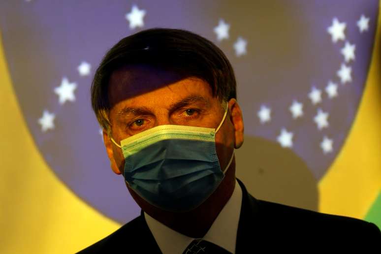 Bolsonaro em evento no Ministério de Minas e Energia
 5/8/2020 REUTERS/Adriano Machado