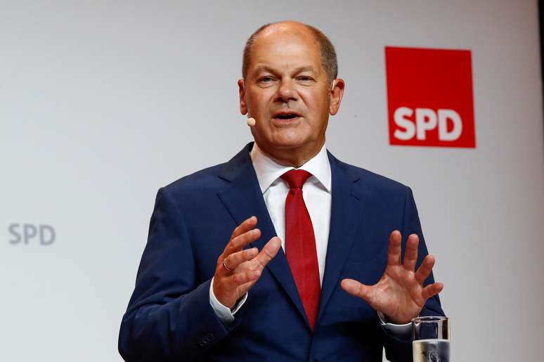 Ministro alemão Olaf Scholz
10/08/2020
REUTERS/Fabrizio Bensch