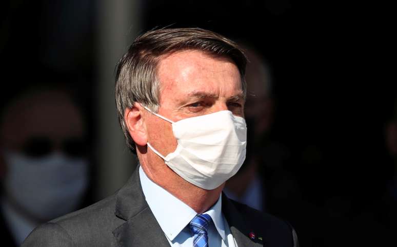 Presidente Jair Bolsonaro em S&atilde;o Paulo
12/08/2020 REUTERS/Amanda Perobelli