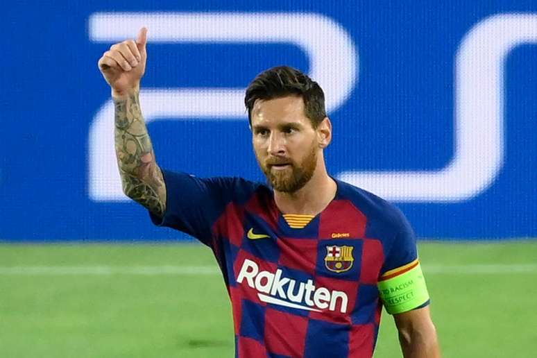 Messi só jogou profissionalmente pelo Barcelona (Foto: LLUIS GENE / AFP)