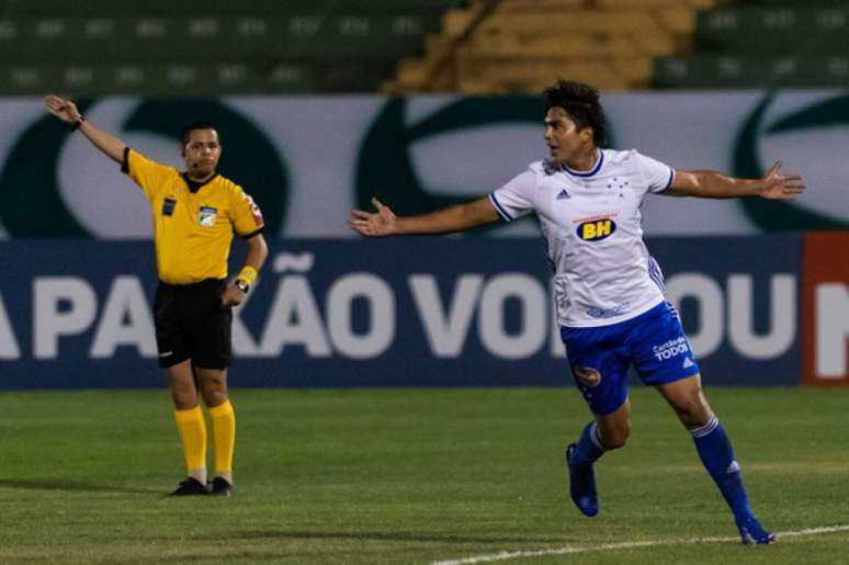 Moreno ainda não havia marcado gol desde a sua volta ao Cruzeiro, em 2020-(Bruno Haddad/Cruzeiro)