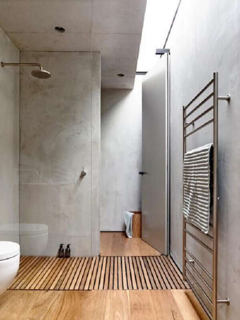25- Na arquitetura moderna o marmorato realça os estilos do mobiliário com linhas retas. Fonte: Pinterest