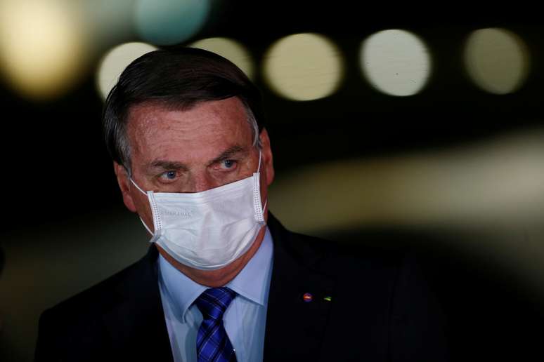 Presidente Jair Bolsonaro em Brasília
12/08/2020
REUTERS/Adriano Machado