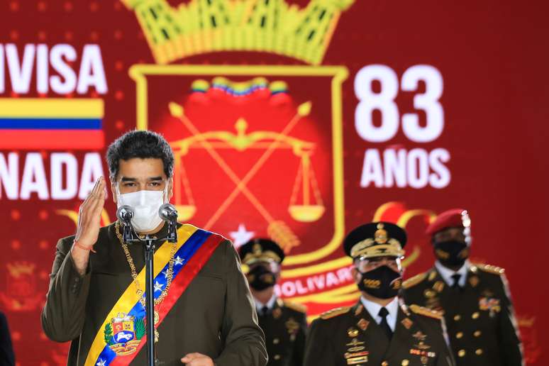 Presidente venezuelano Nicolás Maduro
04/08/2020
Palácio de Miraflores/Divulgação via REUTERS