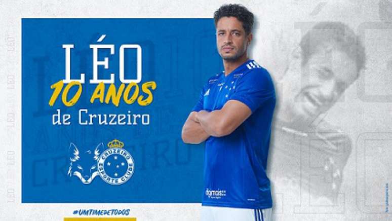 Léo é um dos atletas mais longevos do Cruzeiro do atual elenco-(Reprodução/Cruzeiro)