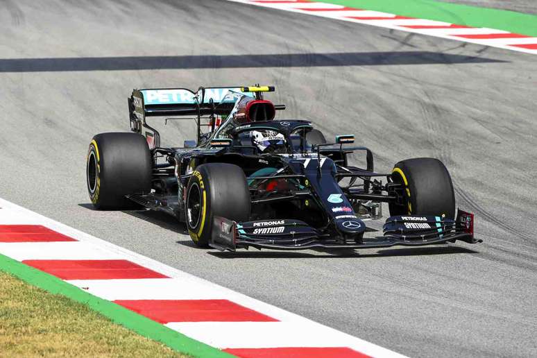 Valtteri Bottas foi o dono da volta mais rápida deste domingo em Barcelona 