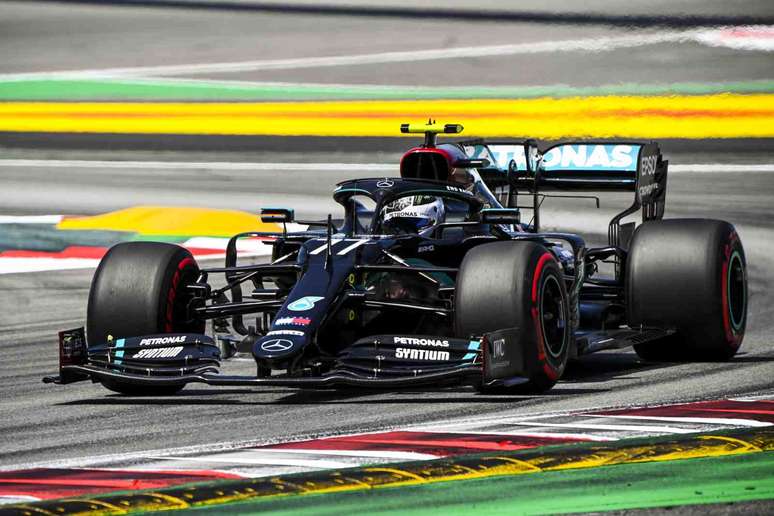 Valtteri Bottas levou o ponto extra pela volta mais rápida na Espanha 