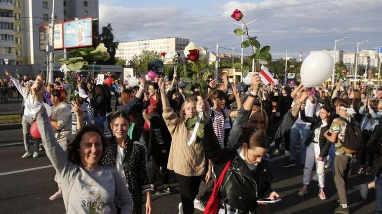 Protestos contra pleito presidencial duram dias em Belarus