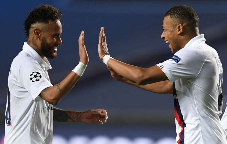 PSG conseguiu histórica classificação às semifinais da Liga dos Campeões (Foto: DAVID RAMOS / AFP)