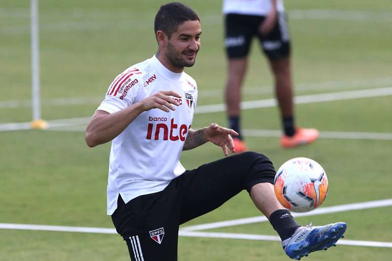 Alexandre Pato era titular do São Paulo antes da paralisação do futebol brasileiro (Foto: Divulgação/Rubens Chiri)