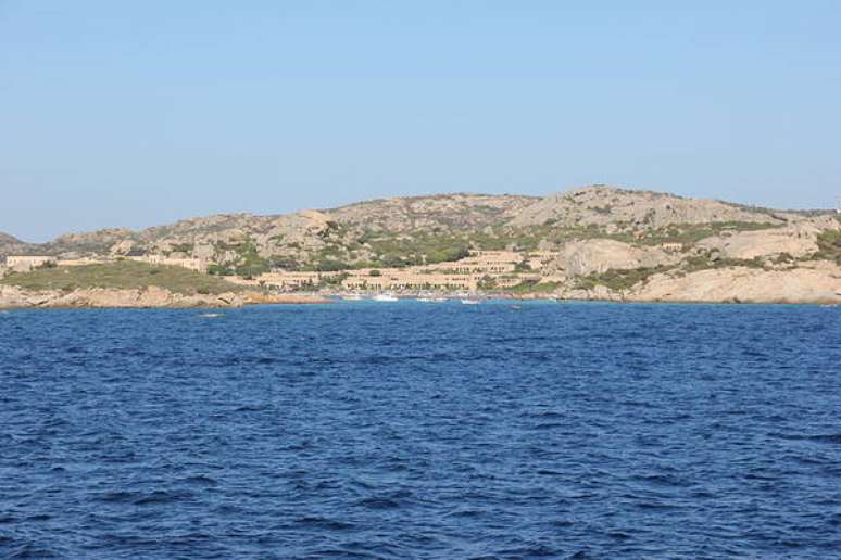 Ilha de Santo Stefano, na Sardenha, sul da Itália