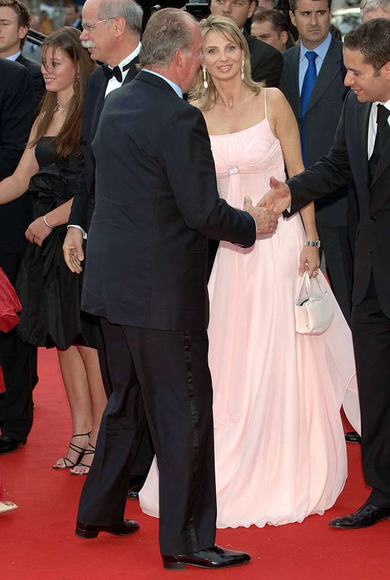 Juan Carlos and Corinna zu Sayn-Wittgenstein at an awards ceremony in Barcelona in 2006