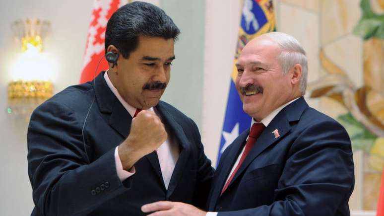 Nicolás Maduro e Aleksandr Lukashenko fazem parte, em seus respectivos países, de delicadas disputas de poder