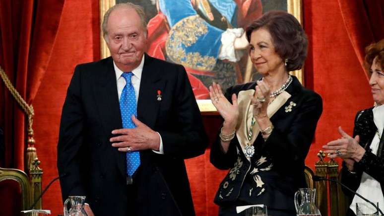 Juan Carlos e a rainha Sofia