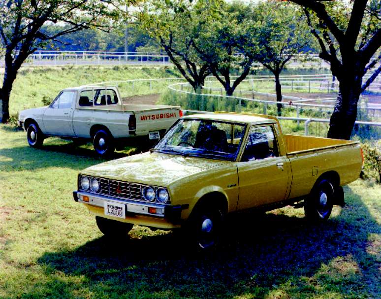 Mitsubishi L200 original, da primeira geração, produzida a partir de 1978.