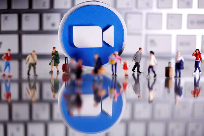 Logo 3D do Zoom 12/04/2020. REUTERS/Dado Ruvic/Ilustra&ccedil;&atilde;o