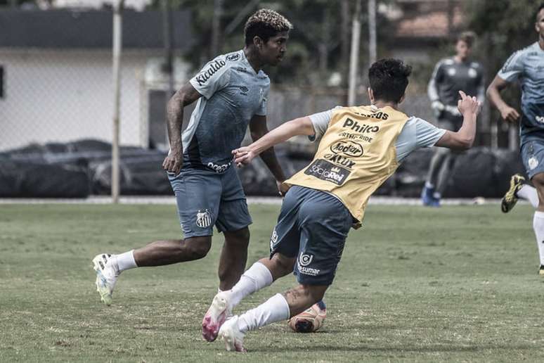 Raniel chegou ao Santos em janeiro e já tem dois gols com a camisa santista (Foto: Ivan Storti/Santos FC)