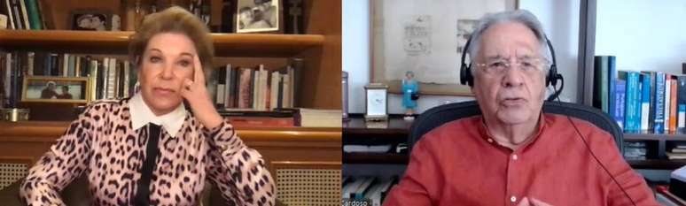 Marta Suplicy e FHC debateram sobre frente anti-Bolsonaro em transmissão ao vivo pela internet
