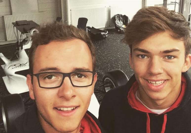 Anthoine Hubert e Pierre Gasly se conheciam desde a infância 