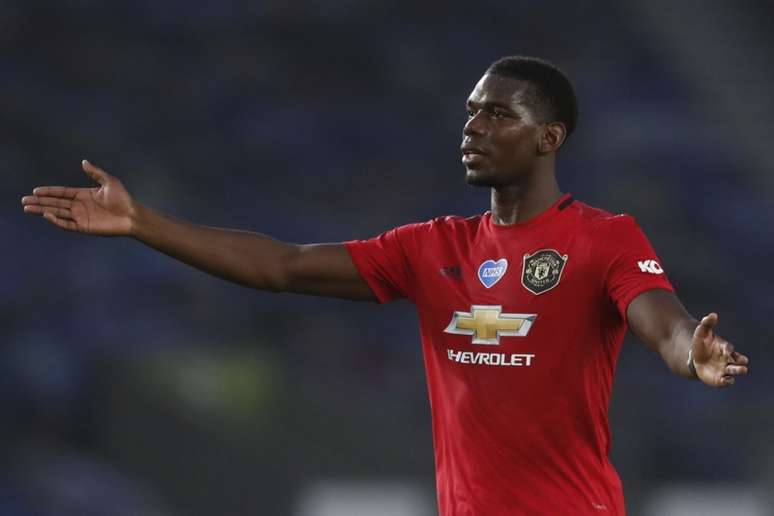 Pogba testou positivo para o novo coronavírus (Foto: ALASTAIR GRANT / AFP)