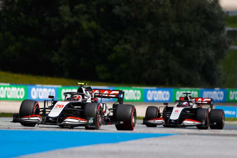 Os dois carros da Haas terminaram o GP da Estíria 