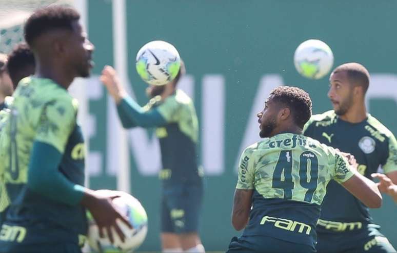 Palmeiras treinou na manhã desta sexta-feira na Academia de Futebol (Cesar Greco/Palmeiras)