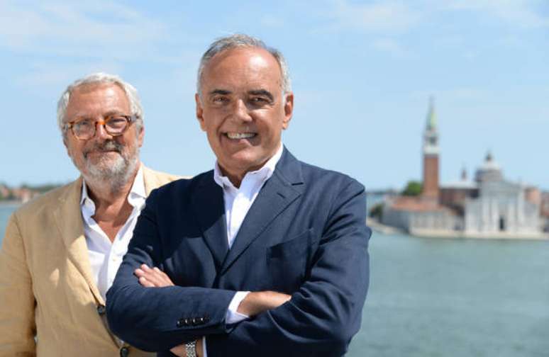 Alberto Barbera (direita), diretor do Festival de Veneza