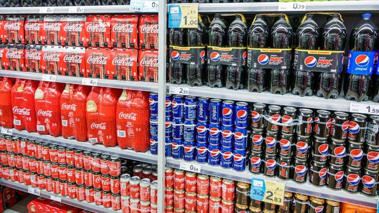 Os jovens empres&aacute;rios queriam competir com a Coca-Cola e a Pepsi