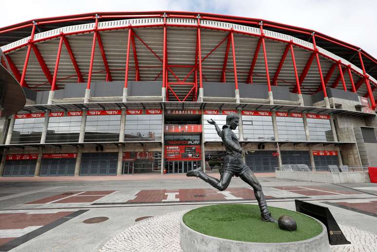 Exterior do Est&aacute;dio da Luz, do Benfica, em Lisboa
16/06/2020
REUTERS/Rafael Marchante