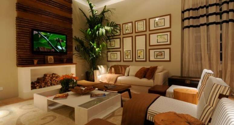 4- As plantas artificiais para sala solucionam o problema da falta de ilumina&ccedil;&atilde;o natural. Fonte: Off Store