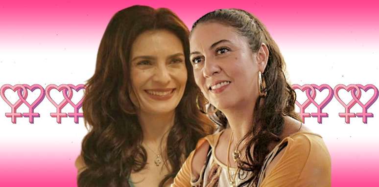 Leila (Arieta Corrêa) e Penha (Clarissa Pinheiro): paixão nascida entre golpes e ameaças 