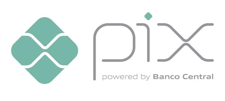 Logomarca do Pix, o novo sistema de pagamentos e transferências do Banco Central do Brasil